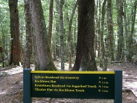 レイクシルバントラックの周回コース道案内