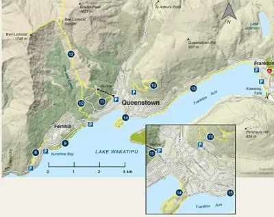 クイーンズタウン周辺ウォーキングトラックパンフレット