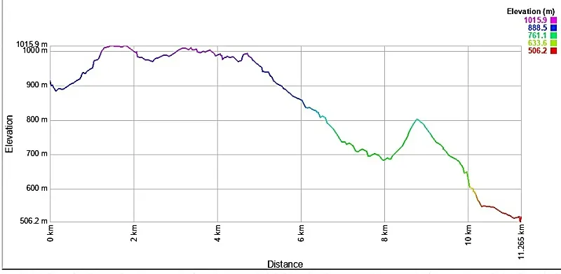 ルートバーントラック3日目高低差表