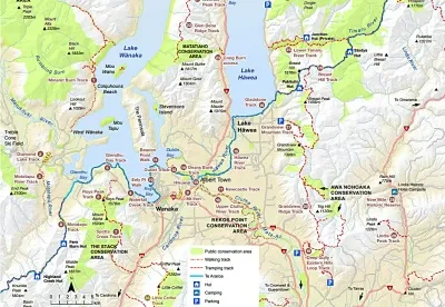 ワナカ周辺ウォーキングトラックパンフレット